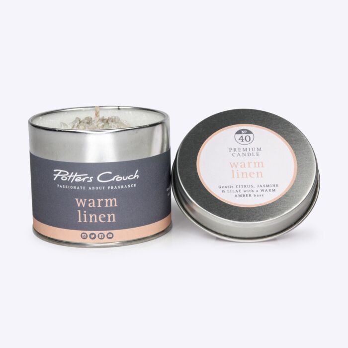 Potters Crouch - Candle Tin - Warm Linen